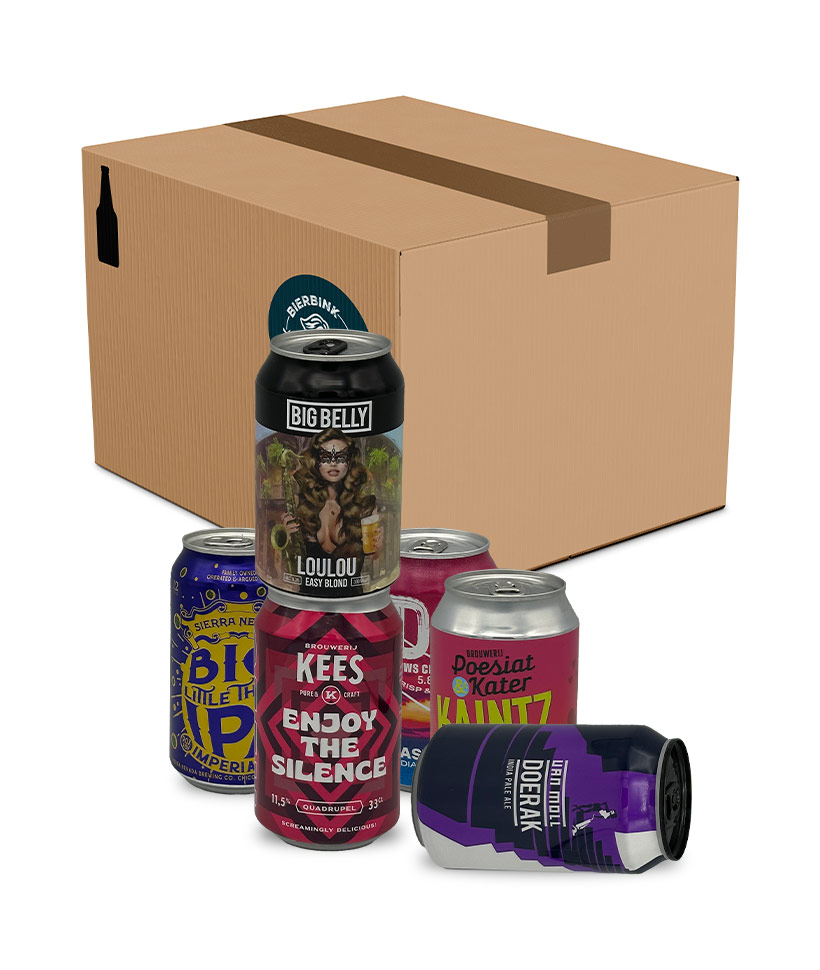 Bieren in blik pakket Bieren in blik pakket